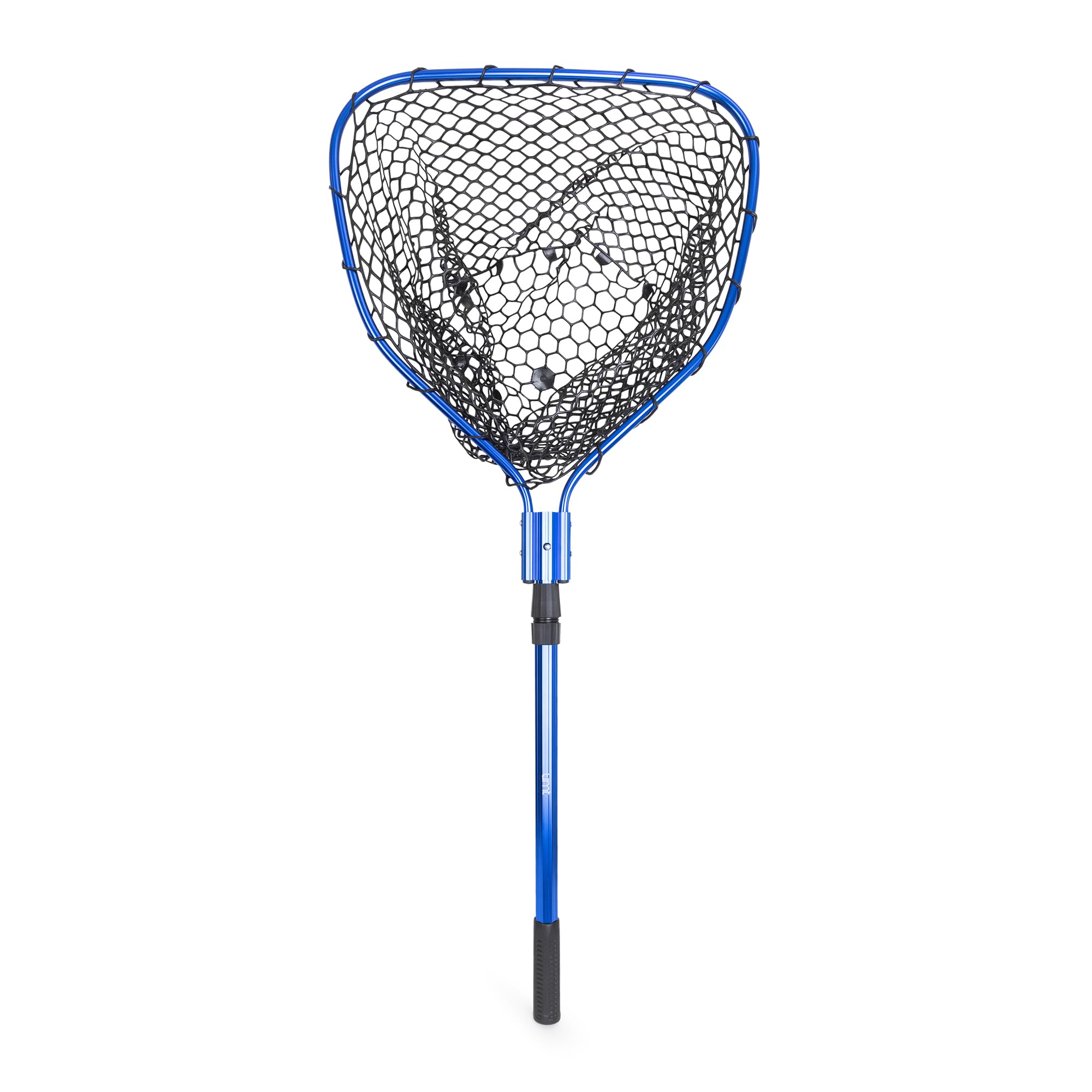 Compact foldable design for portable storage on blue background