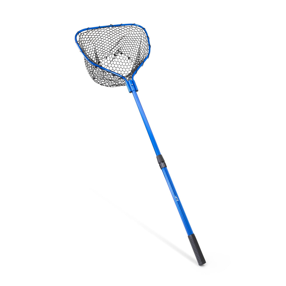 UMT 5-Foot Telescopic Fishing Net Landing Gear with blue collapsible handle