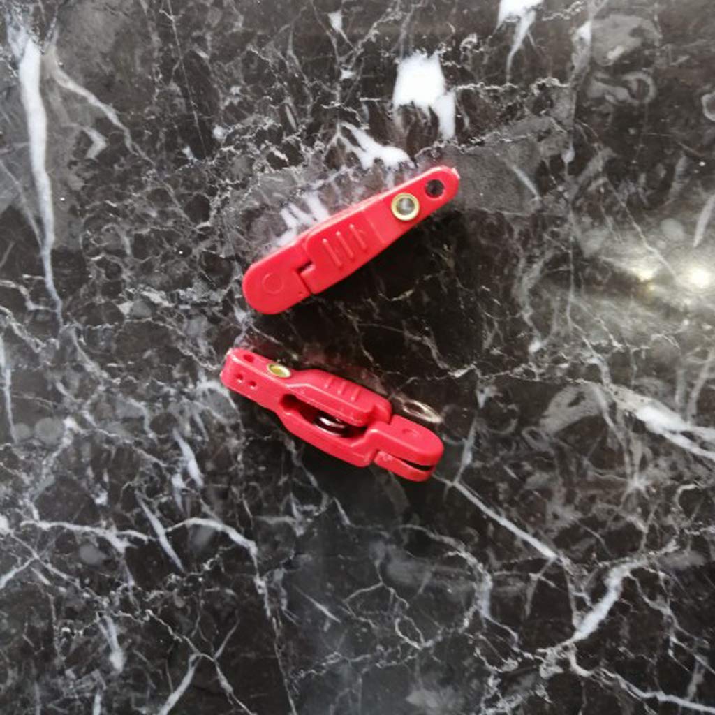 Uncedaran line clip red 3pcs — portable and key-chain ready