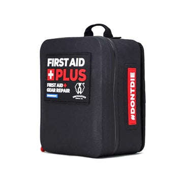 Uncharted Supply Co First Aid Plus Rip-Away MOLLE Backer mounted for quick access