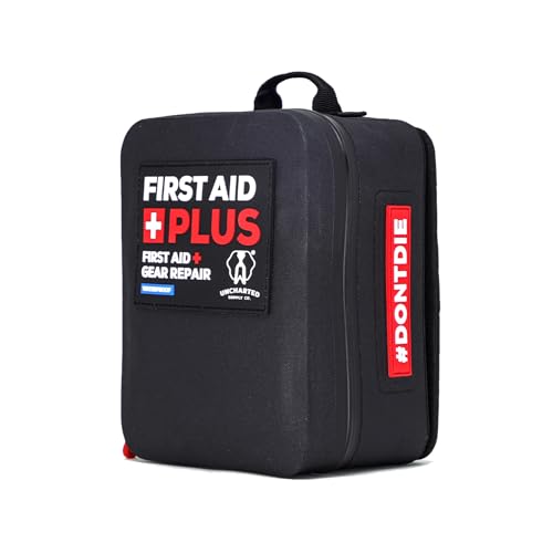 Uncharted Supply Co First Aid Plus Rip-Away MOLLE Backer mounted for quick access