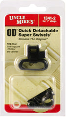 Uncle Mike's 115RF blued clam-qd allows quick detachment for versatile field use.