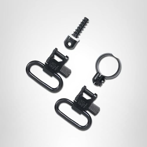 Uncle Mike's 115RF blued swivel-lock prevents accidental opening in rugged conditions.