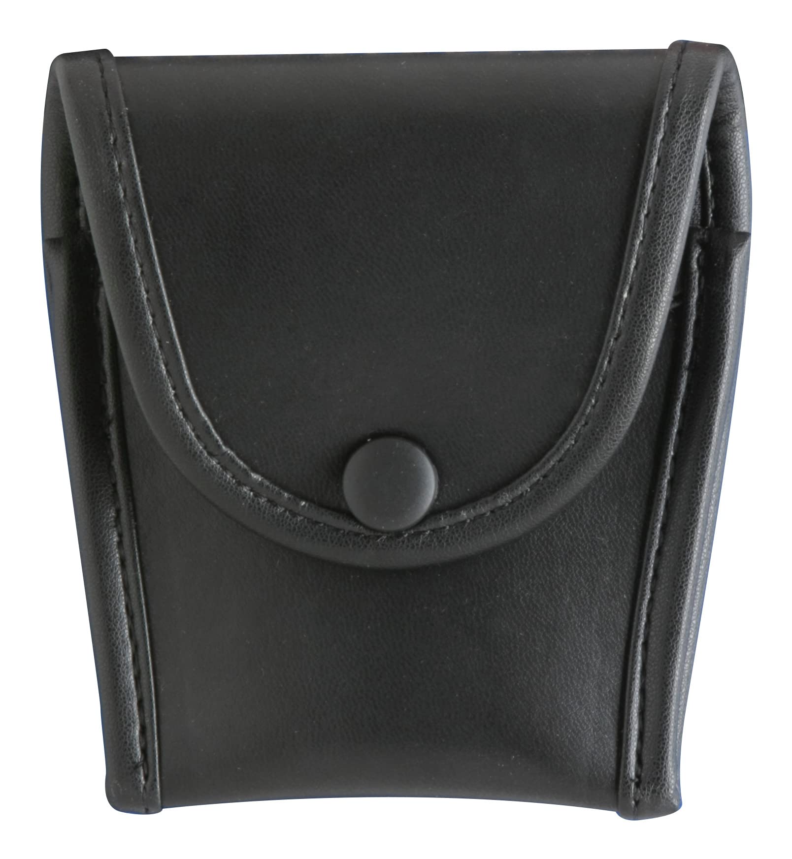 Uncle Mike's Compact Cuff Case with Flap Kodra Black secures cuffs for fast access.