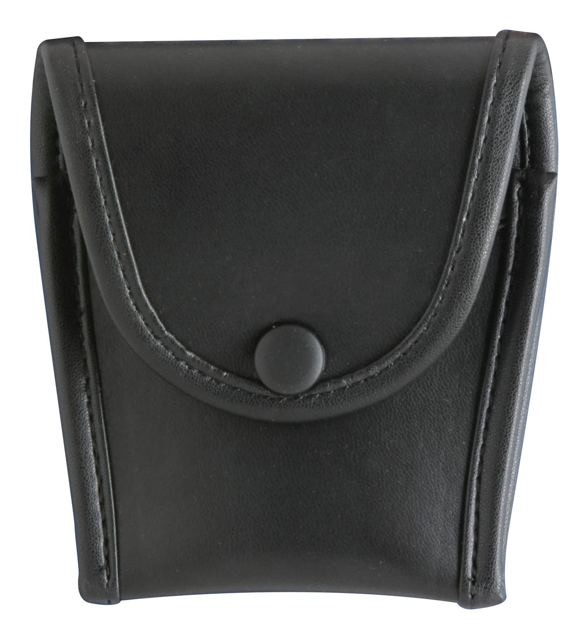 Uncle Mike's Compact Cuff Case with Flap Kodra Black secures cuffs for fast access.