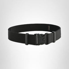Uncle Mike's Kodra Deluxe Duty Belt: black side view, ideal for modular tool use.