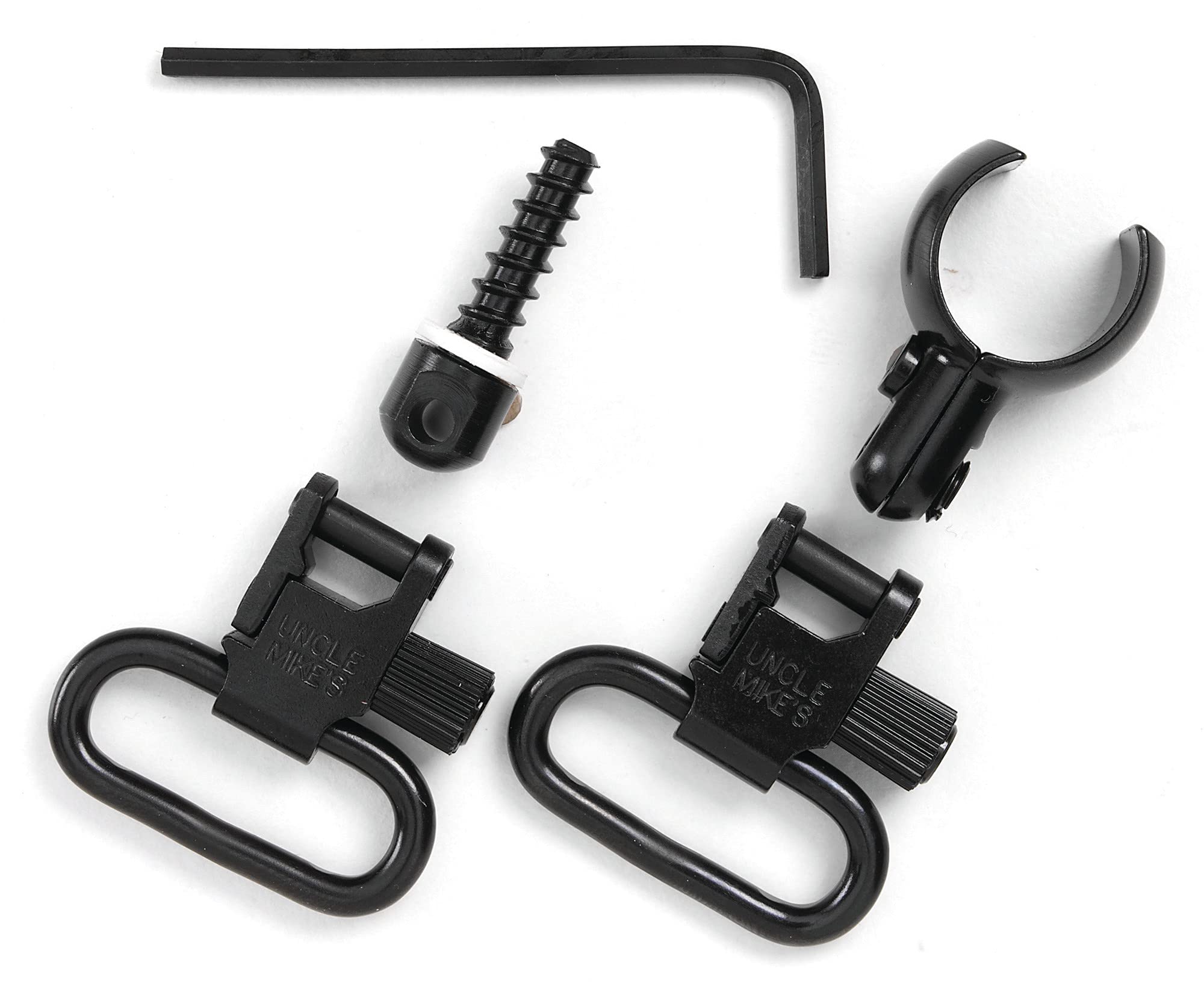 Side view of Uncle Mike's QD Quick Detachable Super Swivel 1391-2 mounted on a firearm