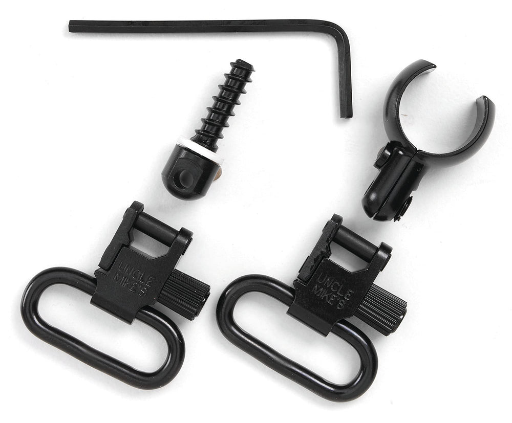 Side view of Uncle Mike's QD Quick Detachable Super Swivel 1391-2 mounted on a firearm