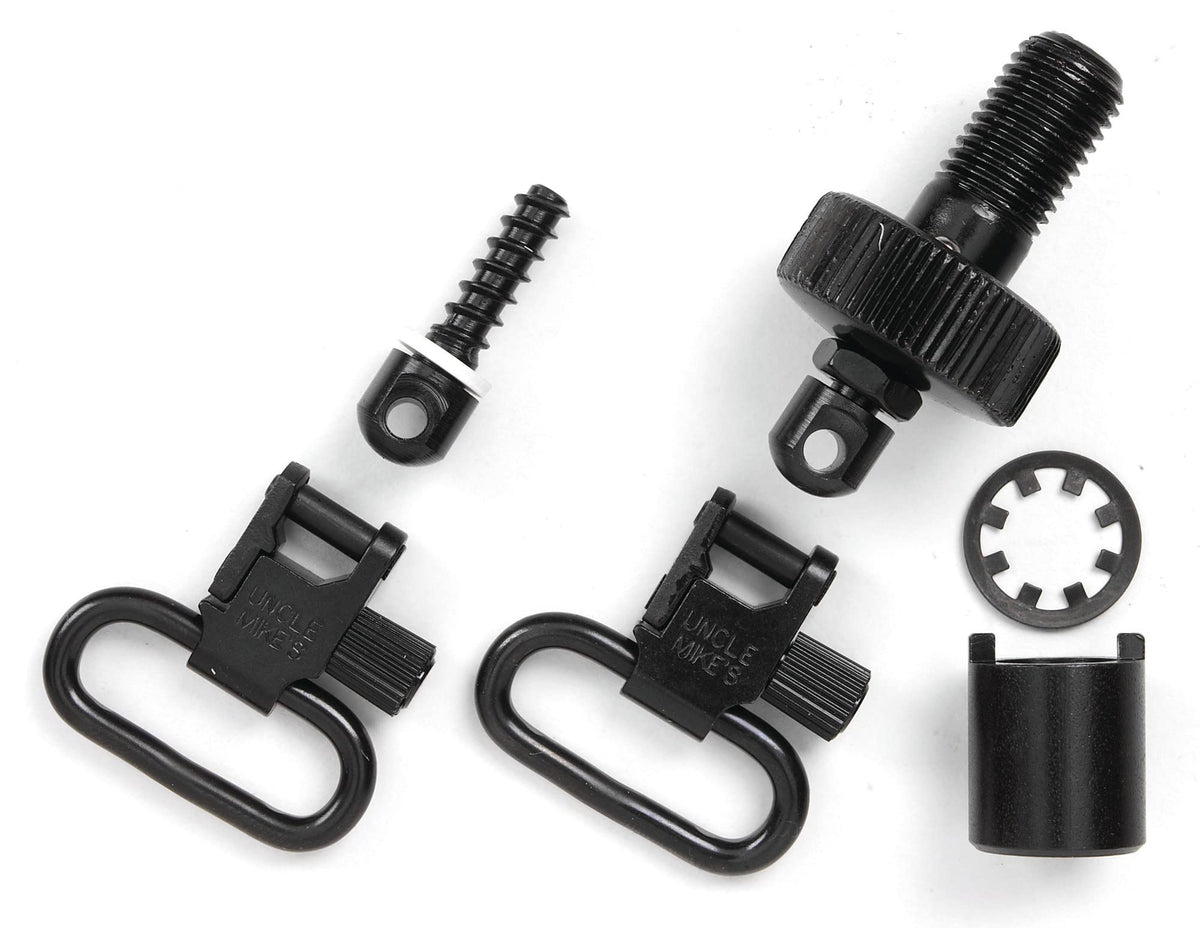 Uncle Mike's Quick Detach Moss 500 Bolt Set Sling Swivels blued finish