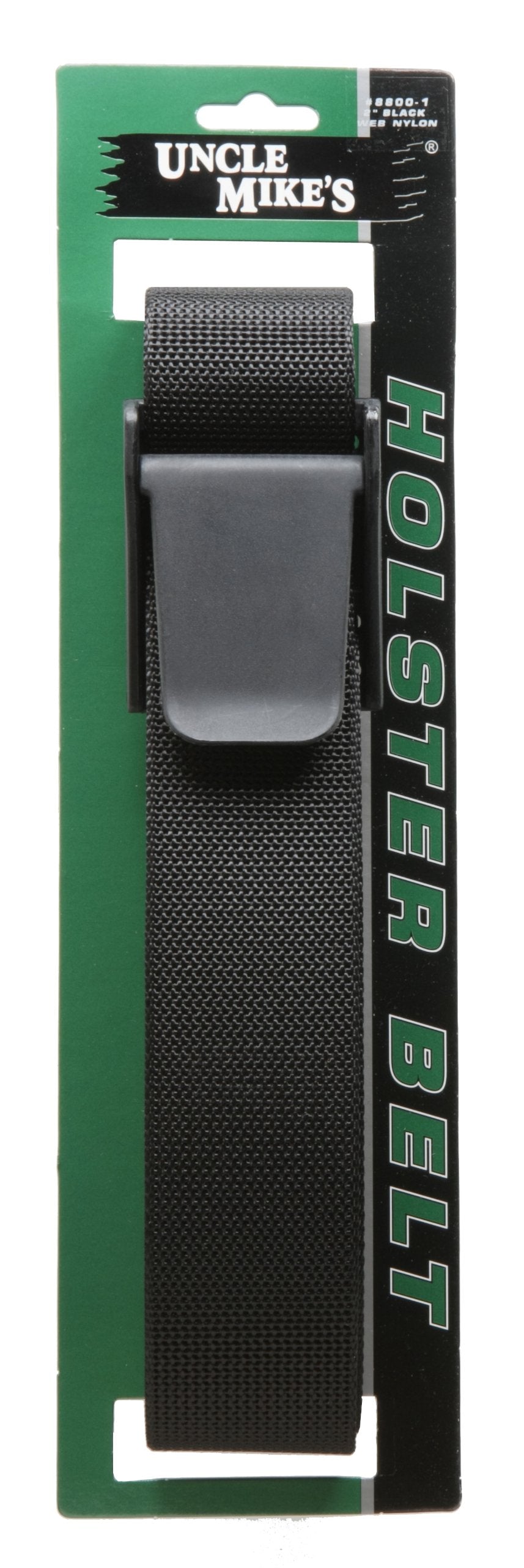 Uncle Mike's Sidekick holster belt shows adjustable fit up to 50 inches for comfortable wear.