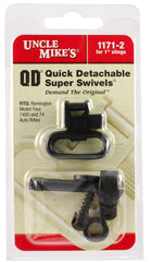 Swivel lock mechanism with spring-loaded plunger and knurled sleeve prevents accidental opening