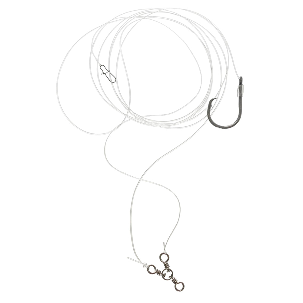 Uncle Mo's 5-pack striped bass rigs with 3-way swivel and 6/0 circle hook