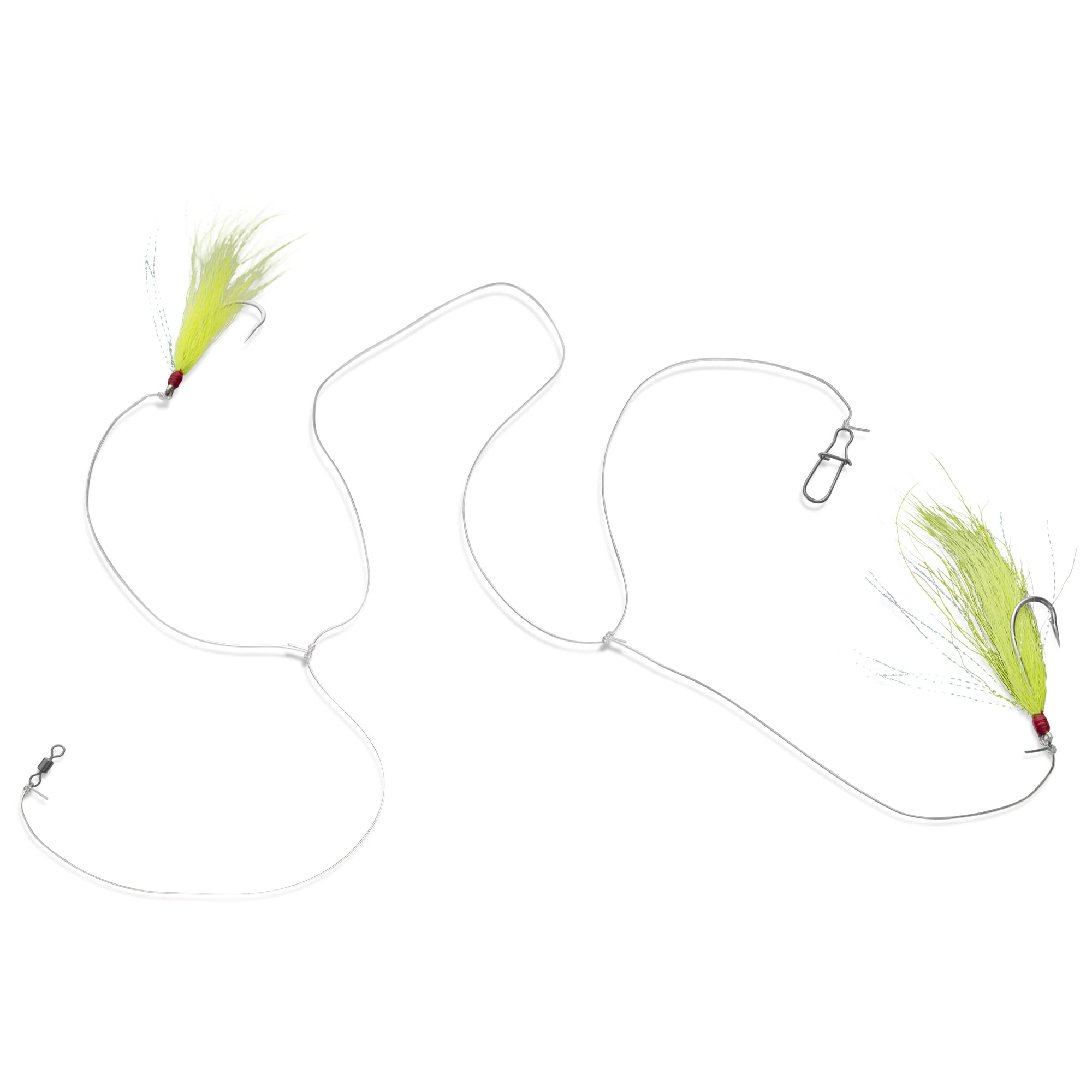 UNCLE MO'S black Duo-Lock snaps secure the weight for quick rig changes