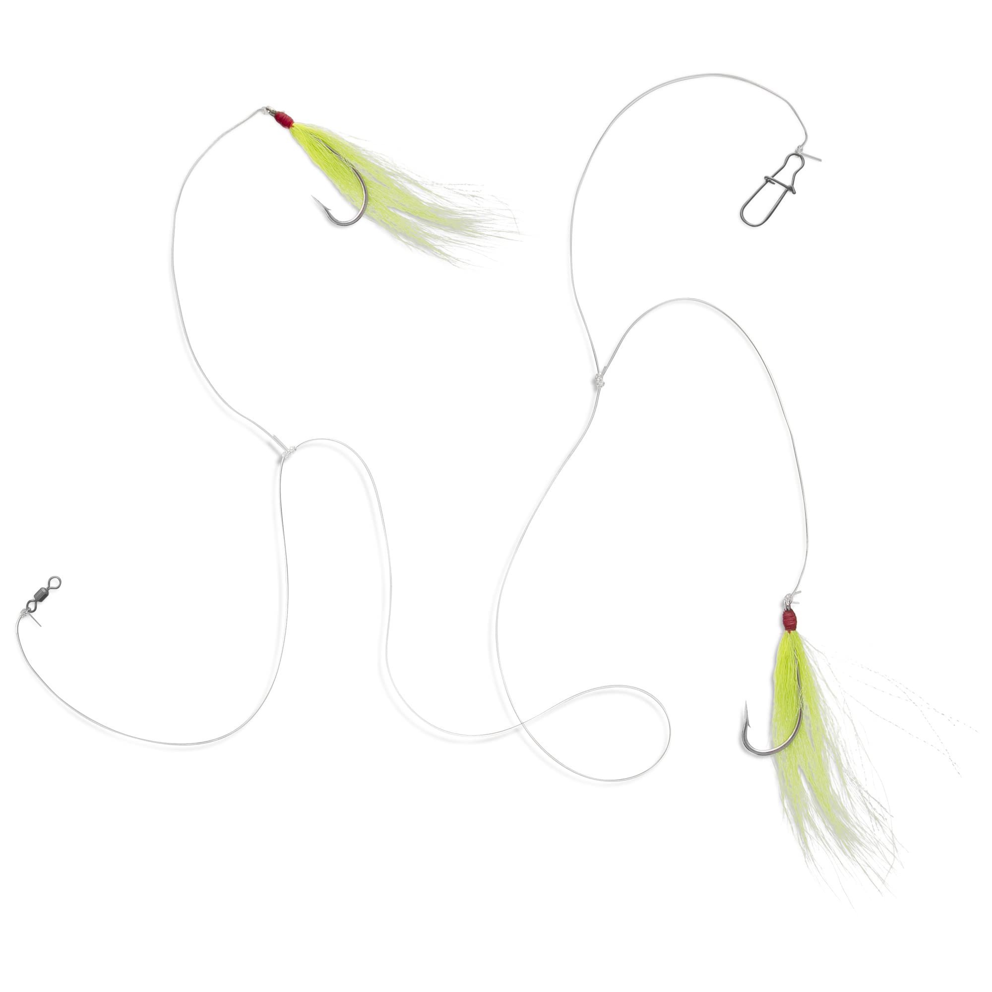 UNCLE MO'S Hi-Lo setup designed for northeast saltwater fluke fishing