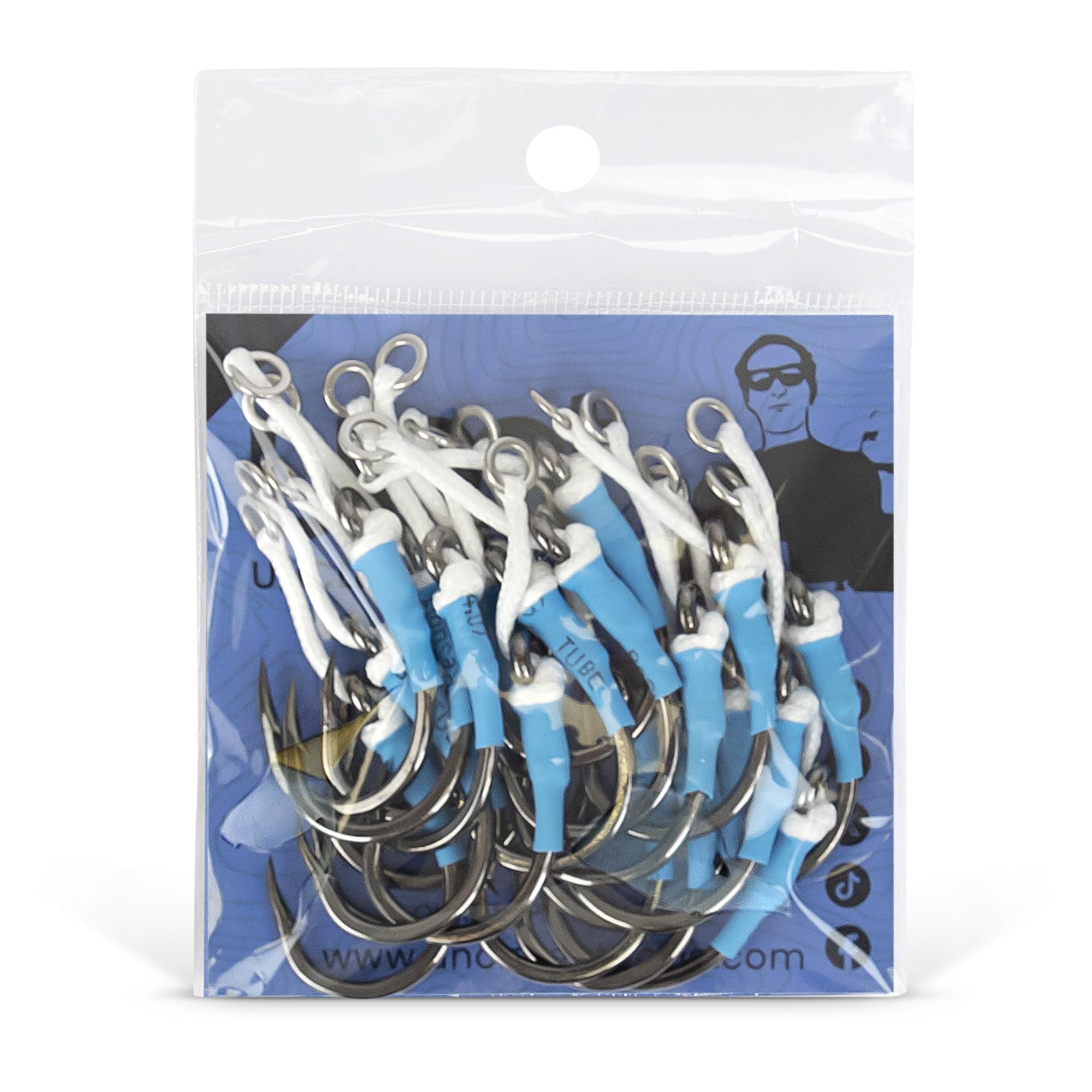 Uncle Mo's razor-sharp 6/0 BKK hook ensures clean, quick hooksets on big game.