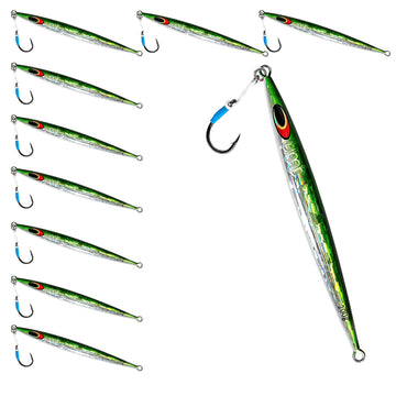 Uncle Mo's Sand Eel Jig 200g, lifelike swim for offshore bass.