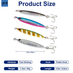 Uncle Mo's green-yellow-stripe jig offers strong attractant in clear and stained water.