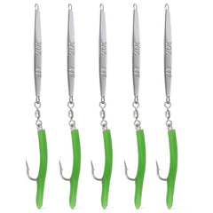 UNCLE MO'S UMT A17 diamond jig chrome finish with water flash to attract fish