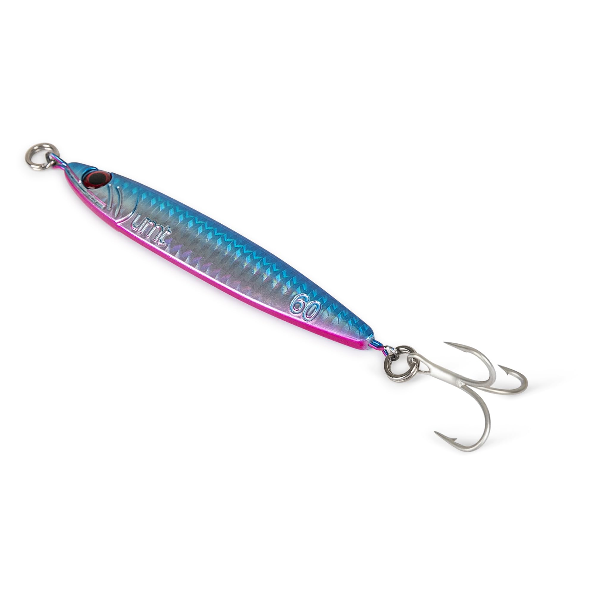 Uncle Mo's vertical jig retrieve action capturing dynamic lure motion