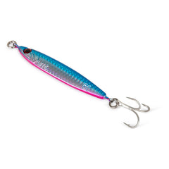 Uncle Mo's vertical jig retrieve action capturing dynamic lure motion