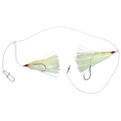 Uncle Mo's Tackle 22-inch leader with teaser spacing for deepwater targeting