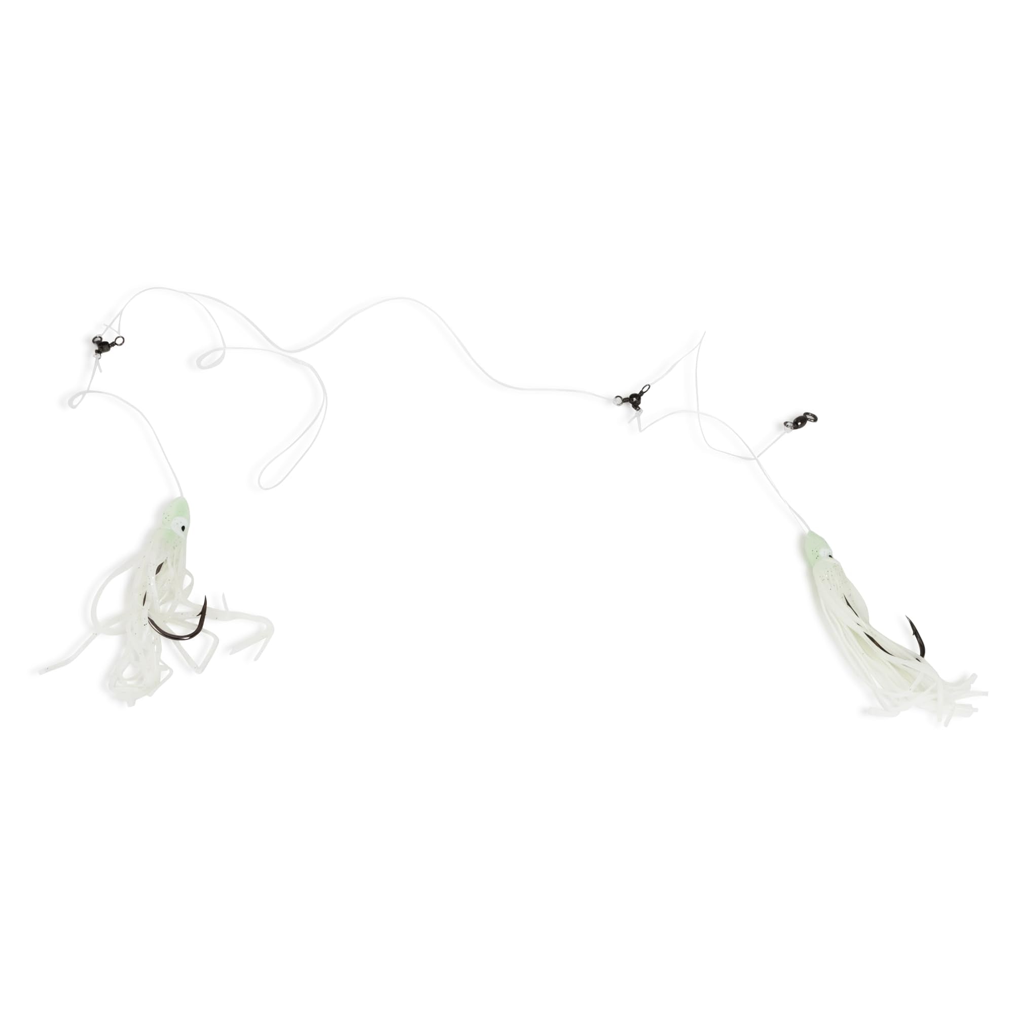Uncle Mo's 3-way swivel prevents tangles for smooth deep-sea rig performance.