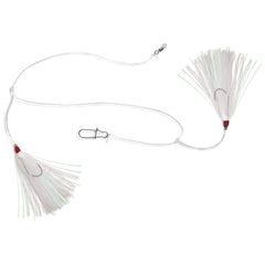 Uncle Mo’s 30lb mono leader with 60lb swivel delivers reliable connections