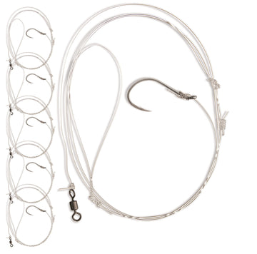 Uncle Mo’s Tackle Blackfish tautog rig with 5-pack, 1-hook, 3/0 BKK hook and 60lb line