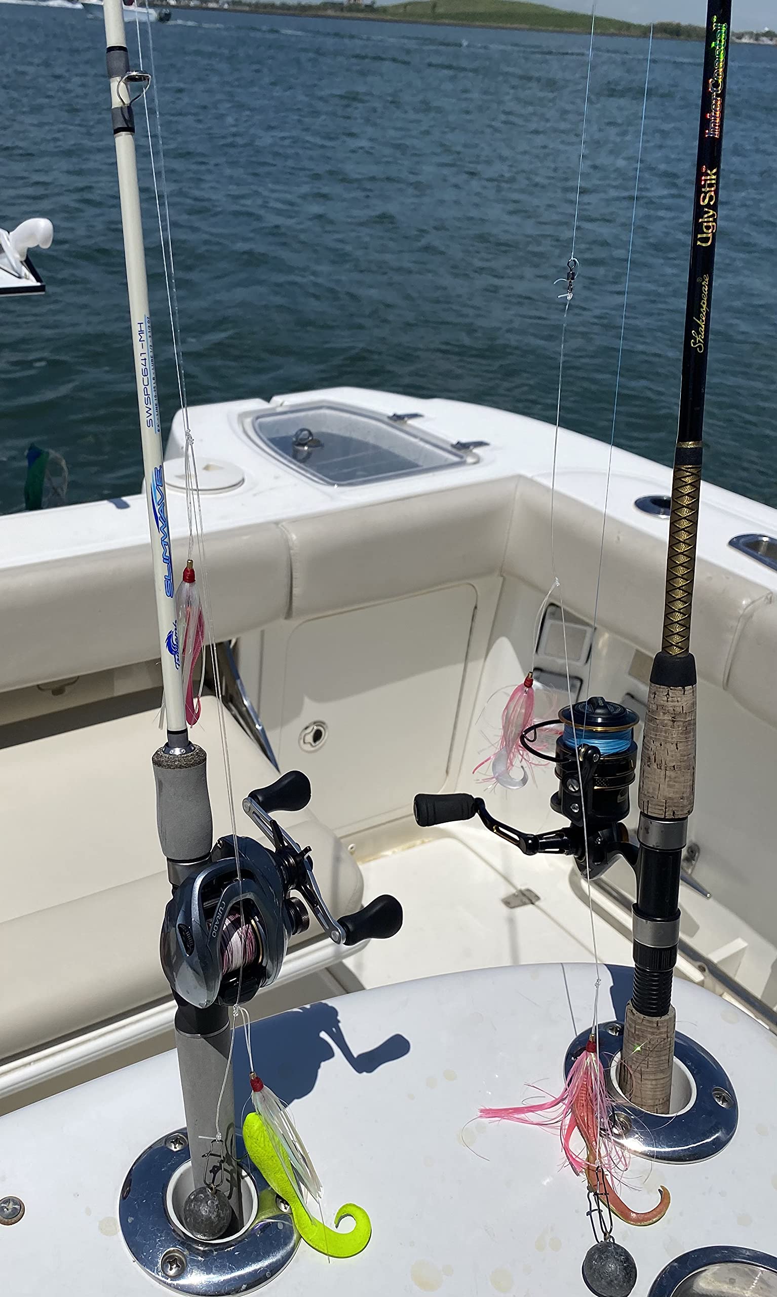 Uncle Mo’s tackle rig is designed for Northeast waters and deep structure