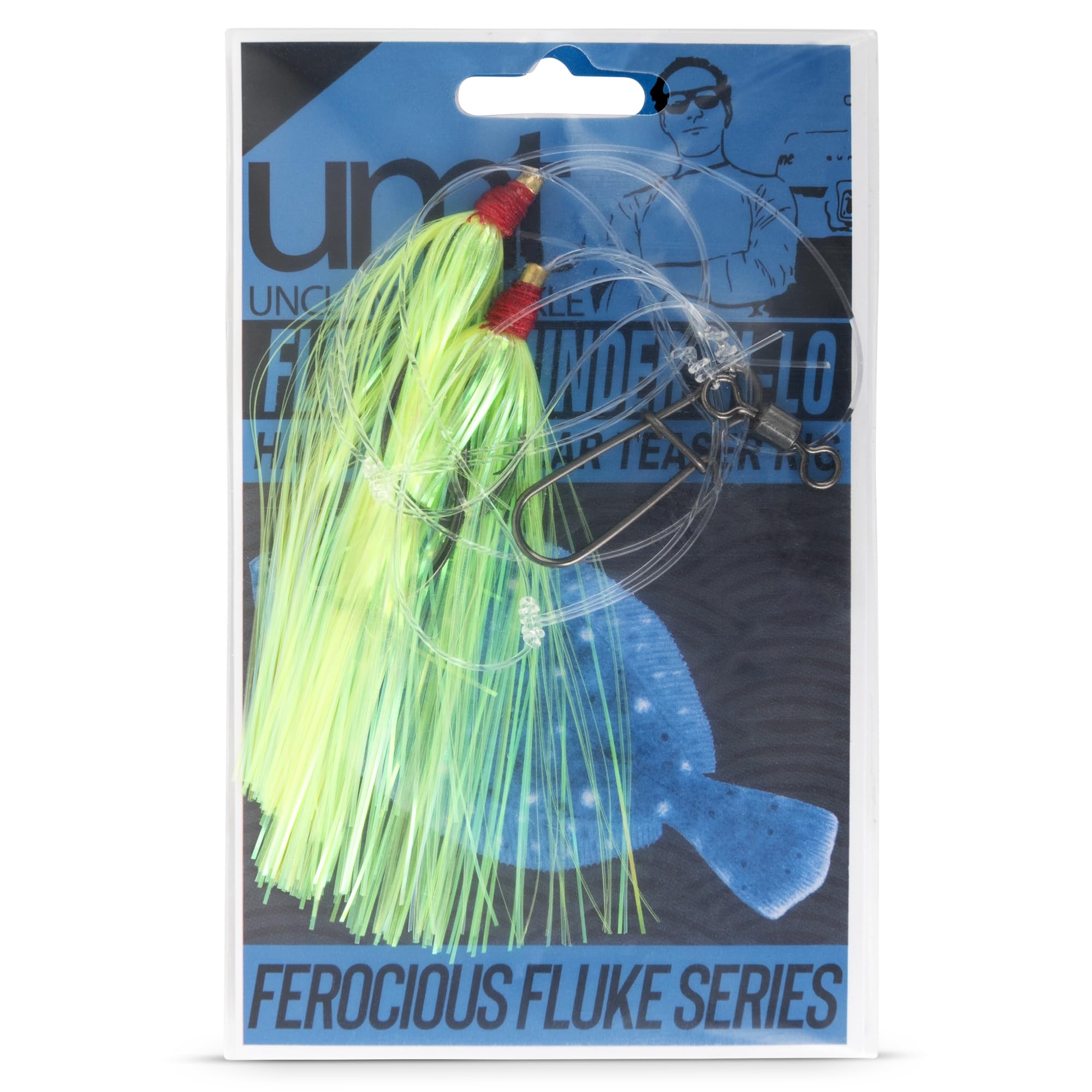 Uncle Mo's Tackle Northeast saltwater rig suitable for fluke and sea bass