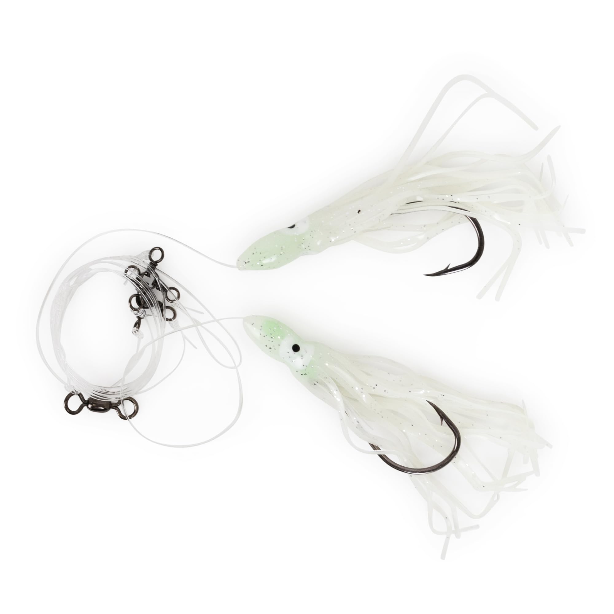 UNCLE MO'S Tilefish Hi-Lo rig ready for deep-sea fishing with durable construction.