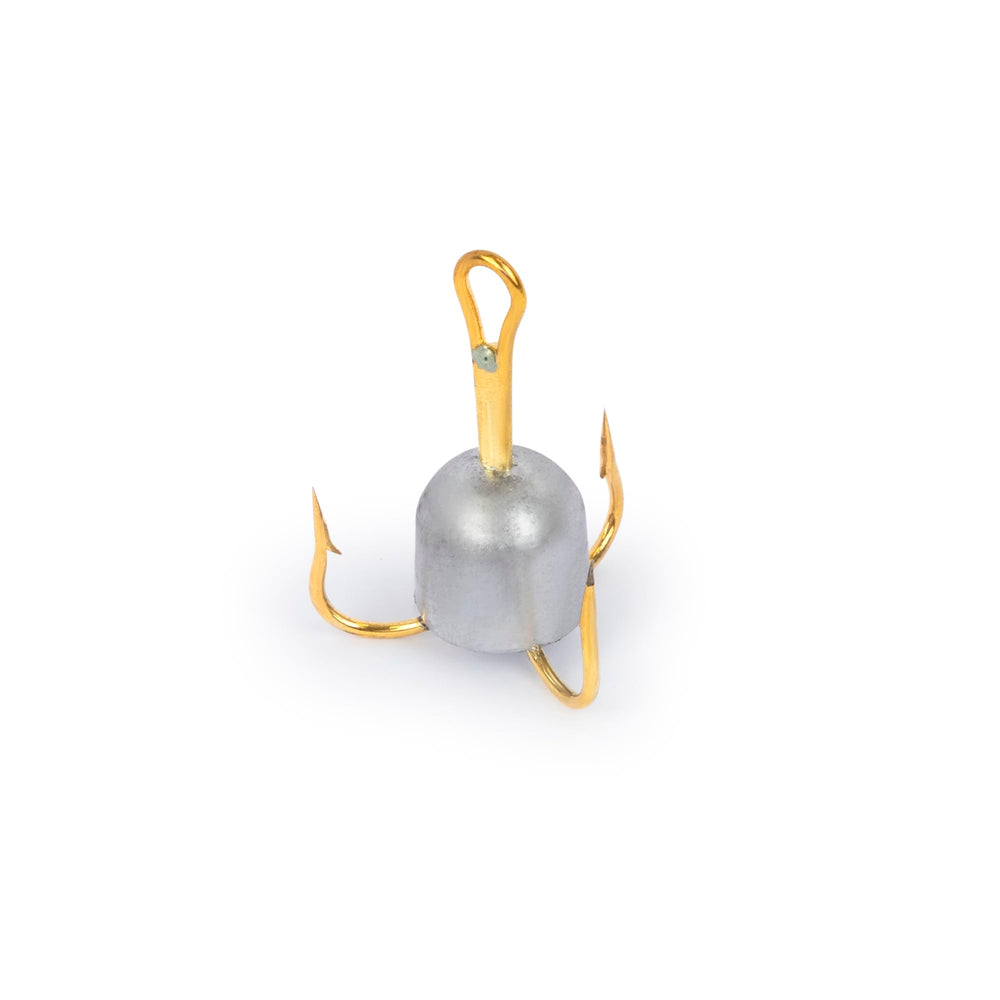 Package of Uncle Mo's Tackle Weighted 5/0 Treble Hooks 1.5oz - 5-pack