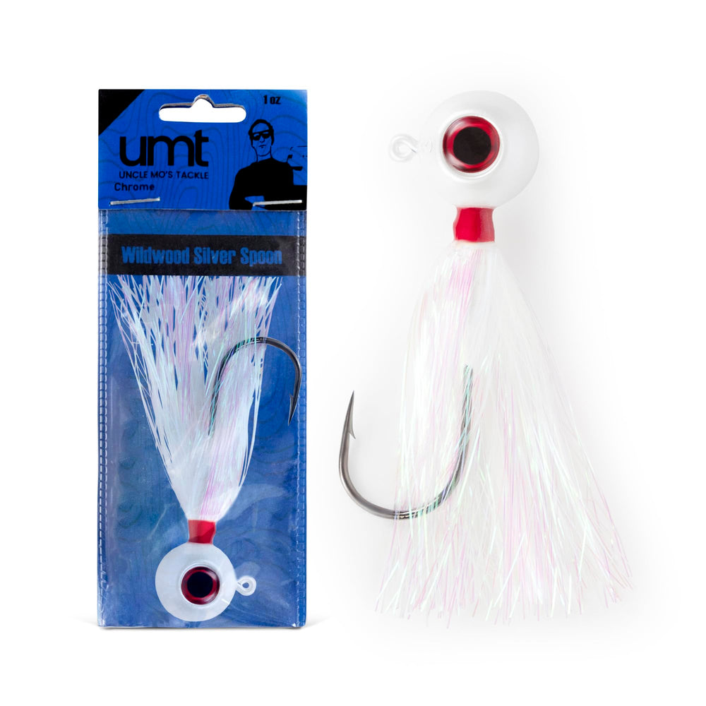 UNCLE MO'S UMT bucktail jig demonstrates lifelike motion and action