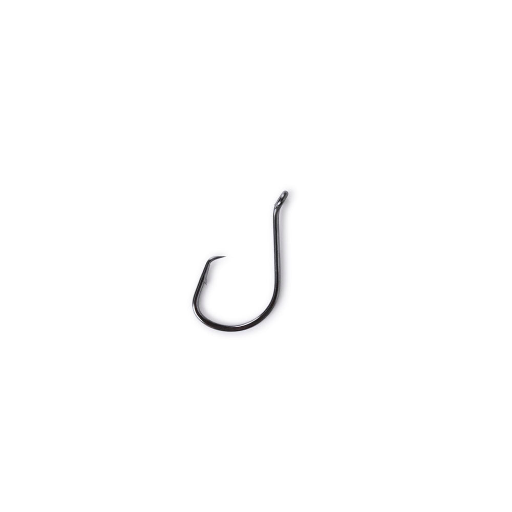 Packaged 100-count UNCLE MO'S UMT inline circle hooks for easy replacement.