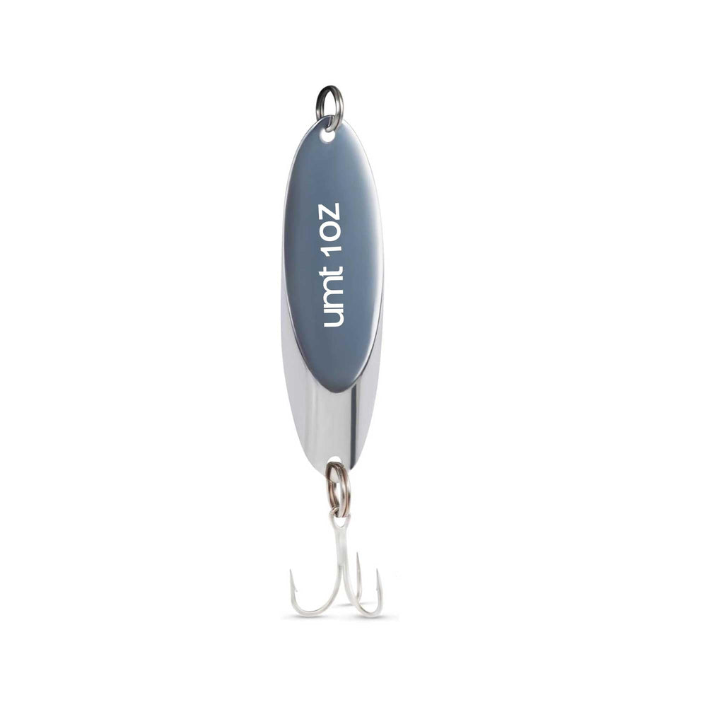 UNCLE MO'S year-round spoon lure performs in shallow and deep waters.