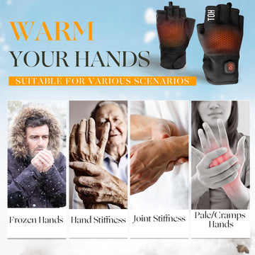 UNCN heated gloves with rechargeable battery pack deliver cordless warmth on the go