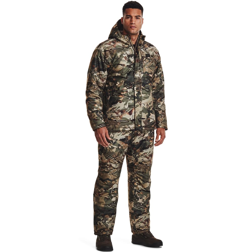 Under Armour ColdGear Infrared Deep Freeze pants back view with suspenders