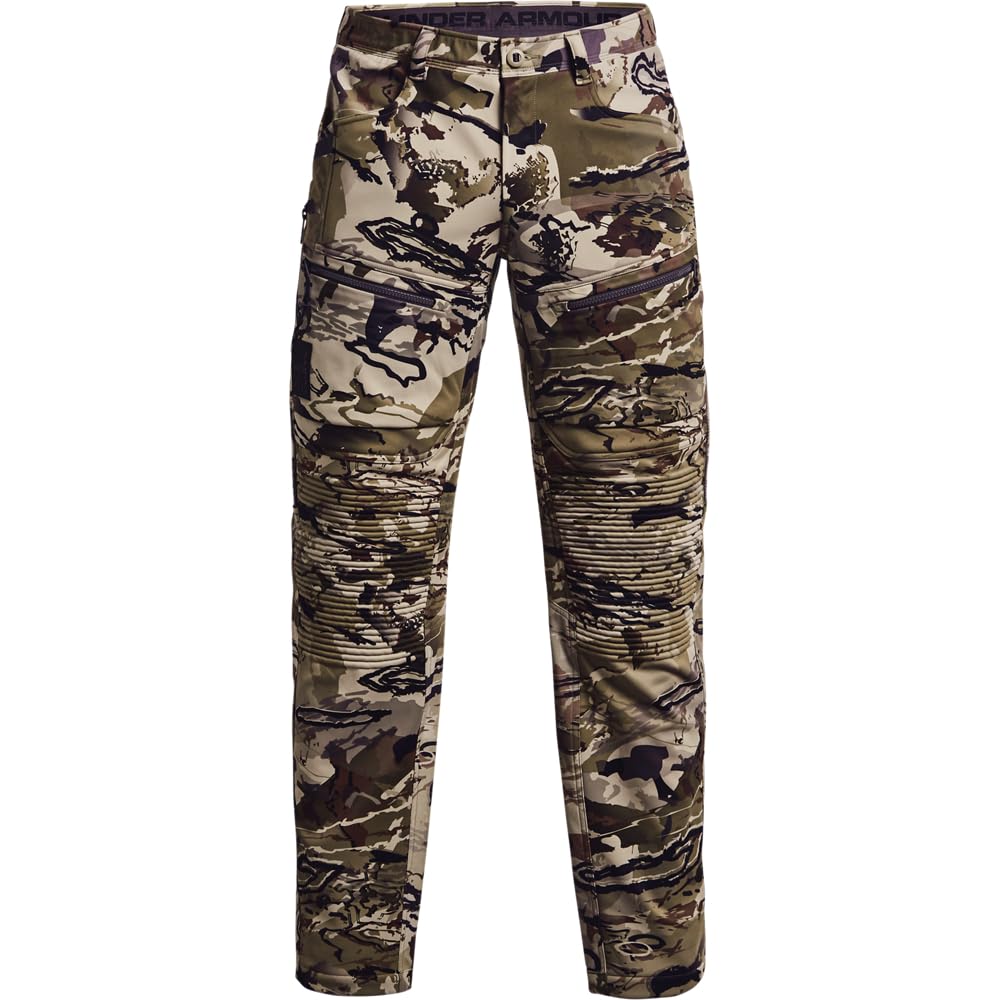 Under Armour Ridge Reaper Infil heat dump zip detail for quick ventilation during activity.