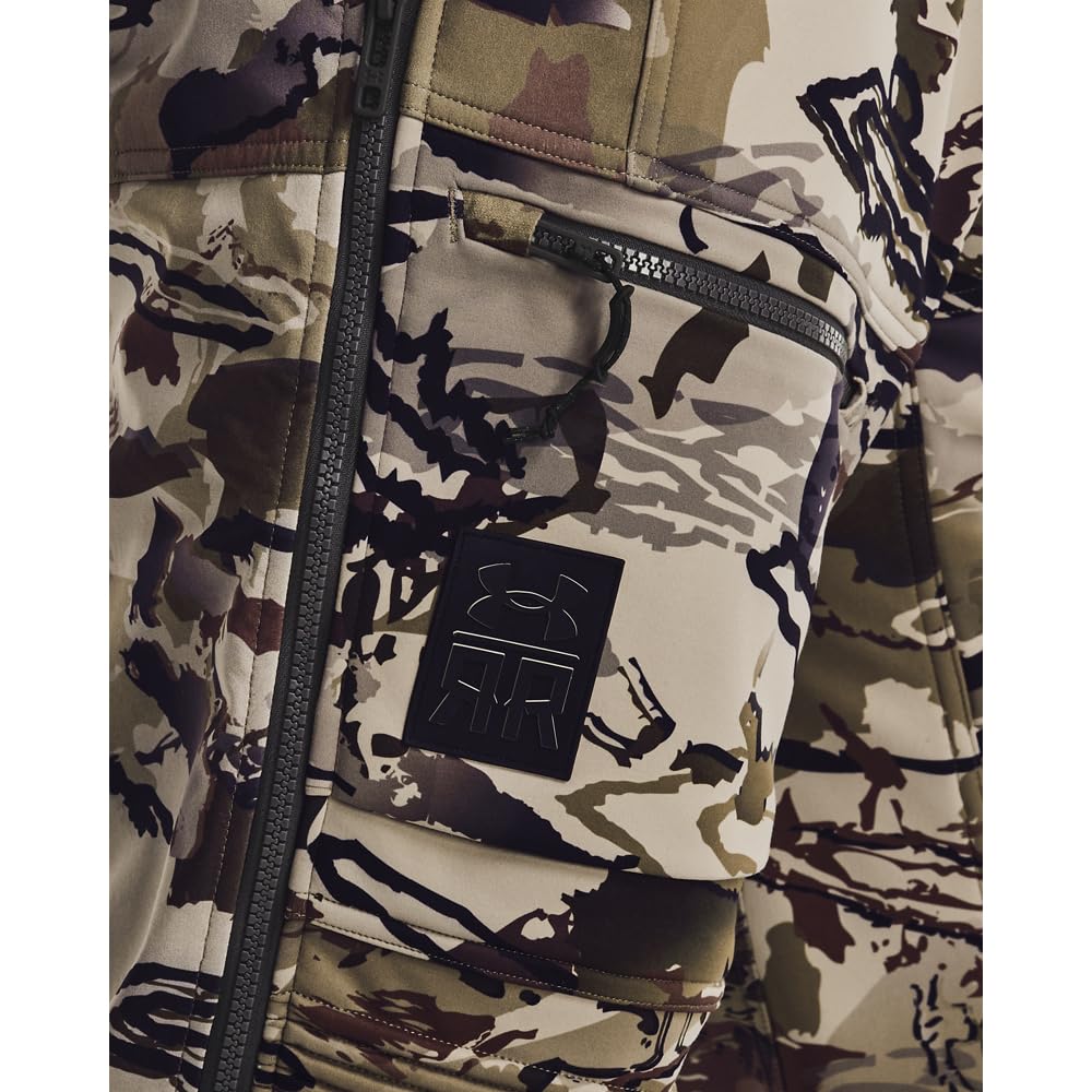 Under Armour Ridge Reaper Infil Windstopper HD vent mesh detail for cooling.