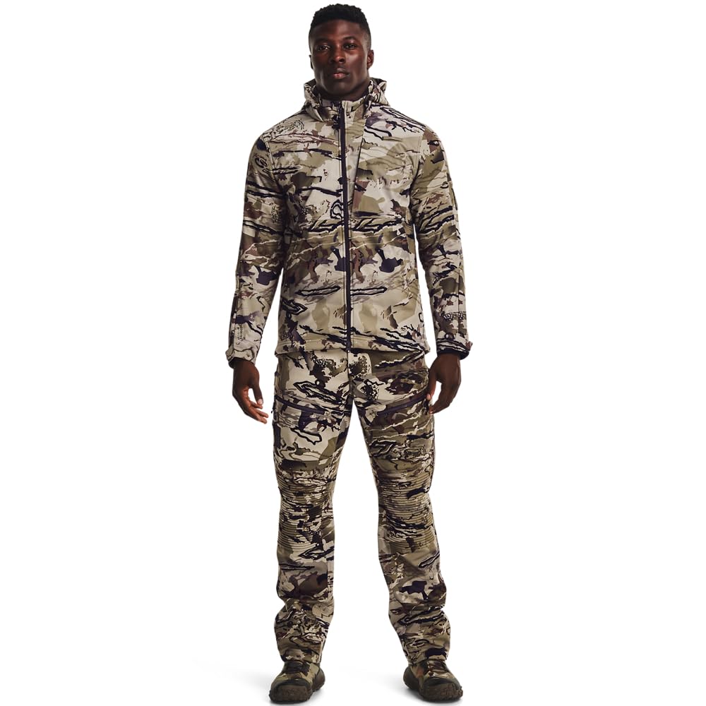 Under Armour Ridge Reaper Infil Windstopper HD pants back view showing secure fit.