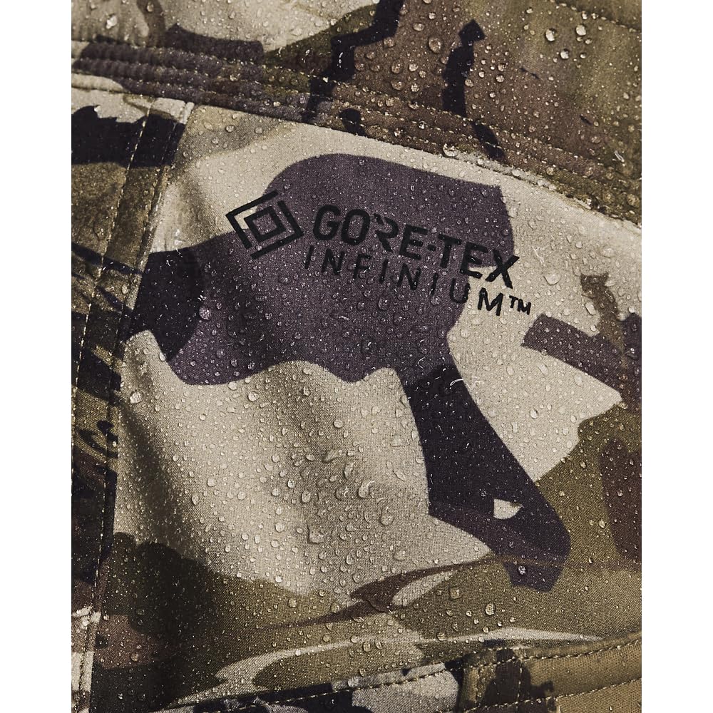 Under Armour Ridge Reaper Infil Windstopper HD camo pattern closeup for stealth.