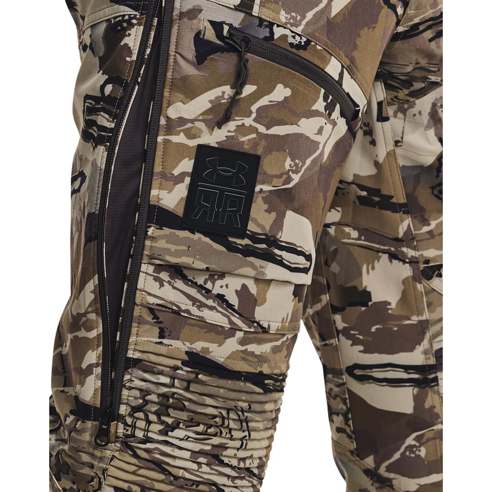 Under Armour Ridge Reaper Raider HD Pants stalking-action shot highlights quiet fabric in the field.