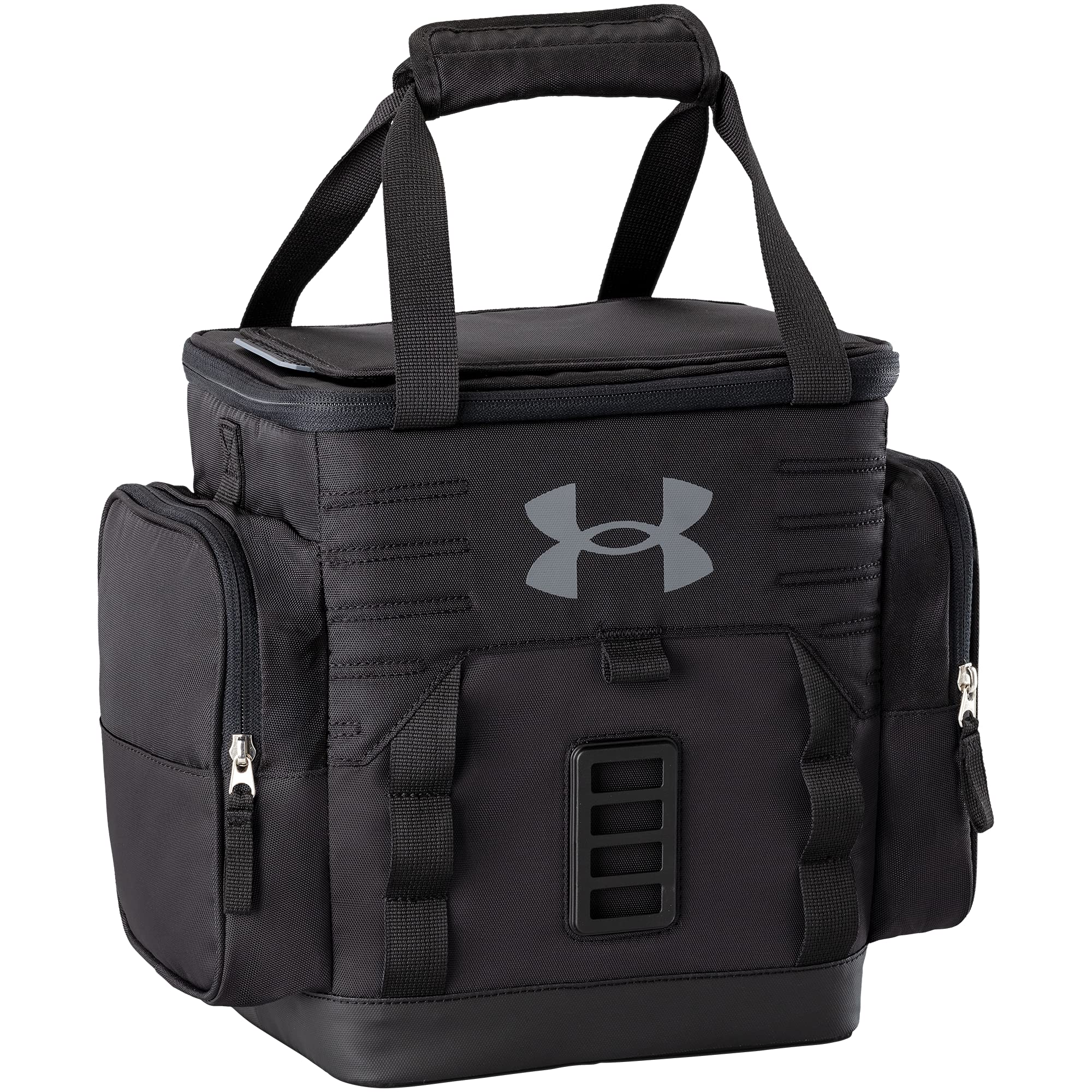 Under Armour Sideline Cooler with dirt-resistant exterior for easy cleanup at outdoor games.