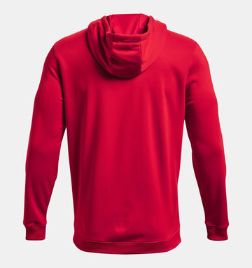 Under Armour Storm Fleece Hoody Red fluorine-free water-repellent treatment supports eco-friendly performance.