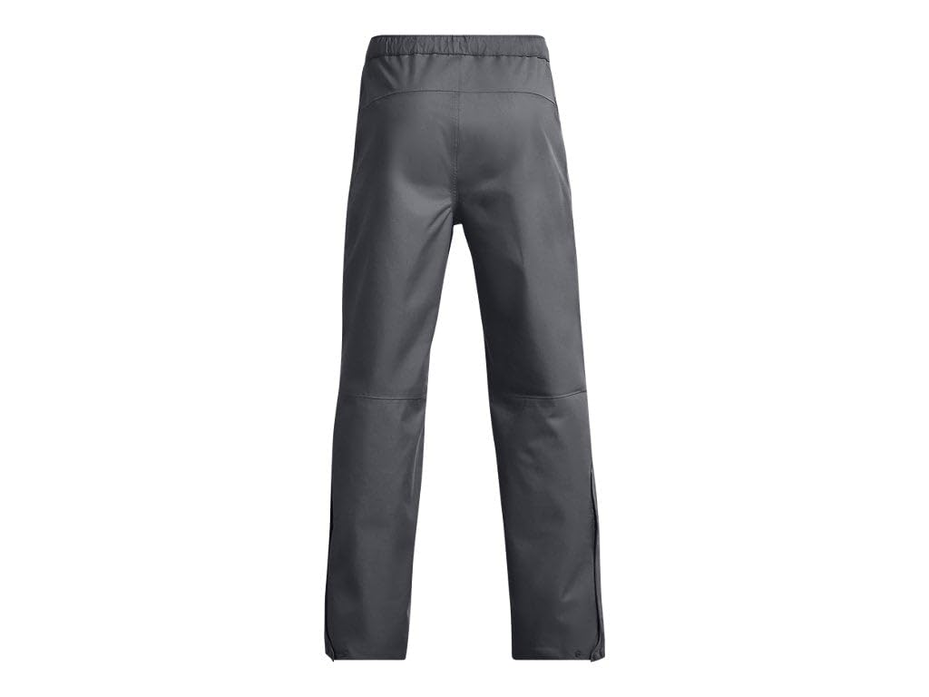 Under Armour Stormproof Lined Rain Pants waistband with drawcord for secure fit