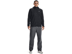 Under Armour Stormproof Lined Rain Pants close-up on interior woven lining for warmth