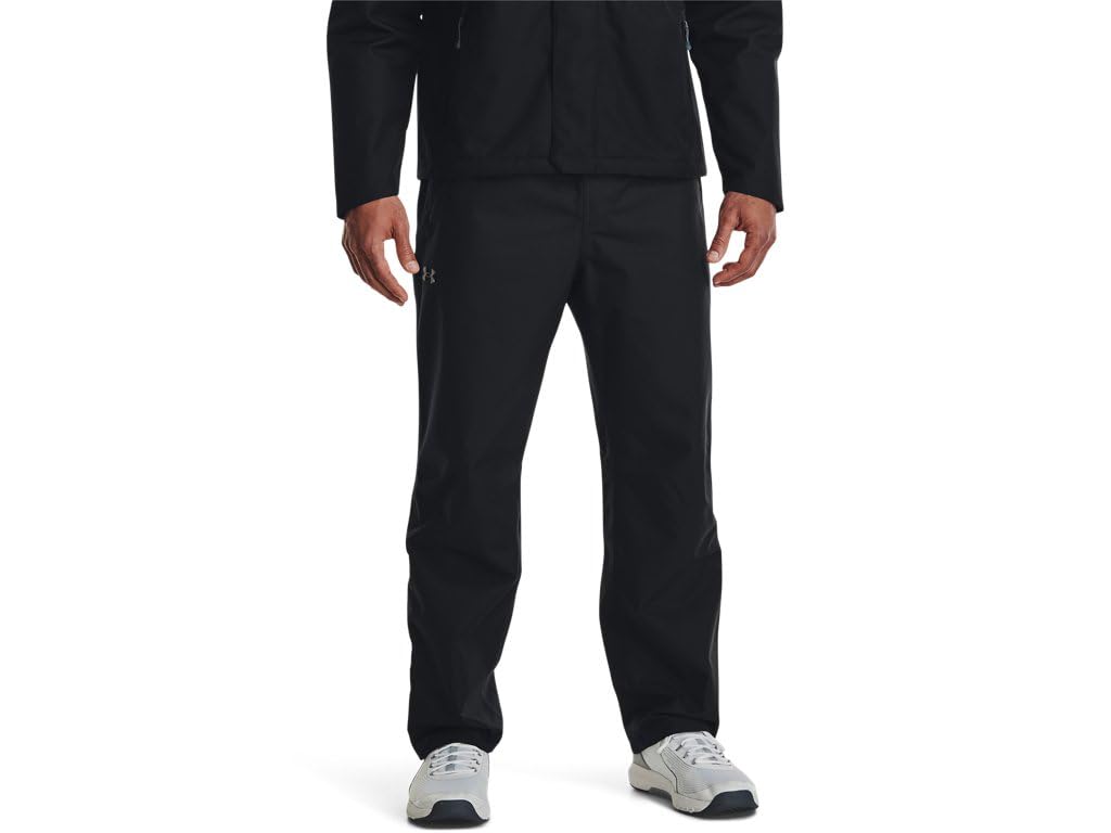 Under Armour Stormproof Waterproof Outer Fabric keeps you dry during rain training and outdoor workouts