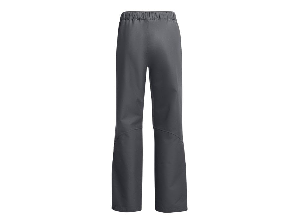 Under Armour Womens Stormproof Lined Rain Pants leg zips with snap closures enable easy on/off