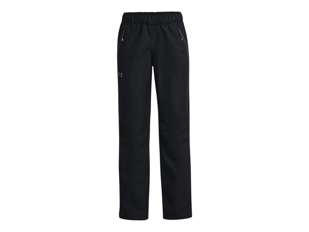 Under Armour Womens Stormproof Rain Pants leg zips with snap closures for easy over-cleats changes