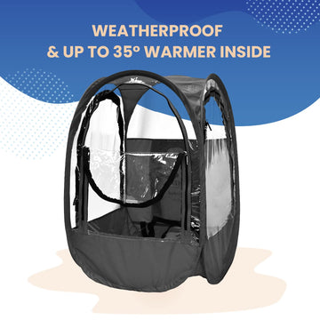 Under the Weather StadiumPod instant setup in seconds without tools
